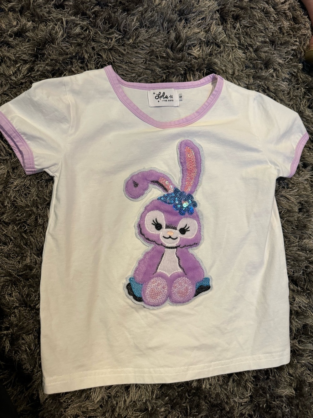 Lola + The Boys bunny tee